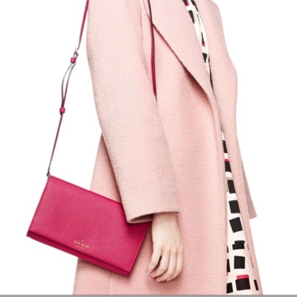NWT Kate Spade pink crossbody Cali cedar street